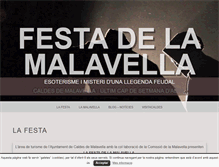 Tablet Screenshot of festadelamalavella.com